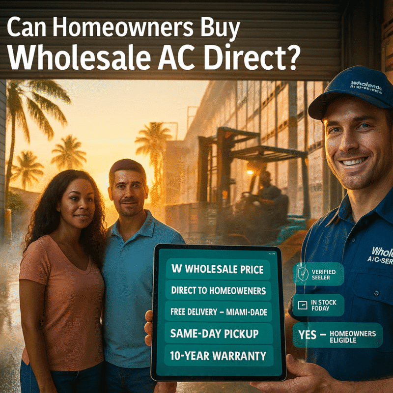Can Homeowners Buy Wholesale AC