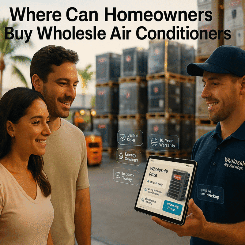 Where Can Homeowners Buy Wholesale Air Conditioners