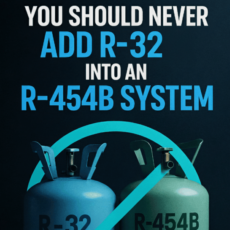 Can You Mix R-32 & R-454B Refrigerants