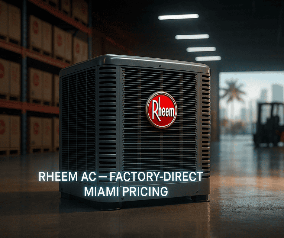 Buy Rheem Central Air Units Near Me Miami